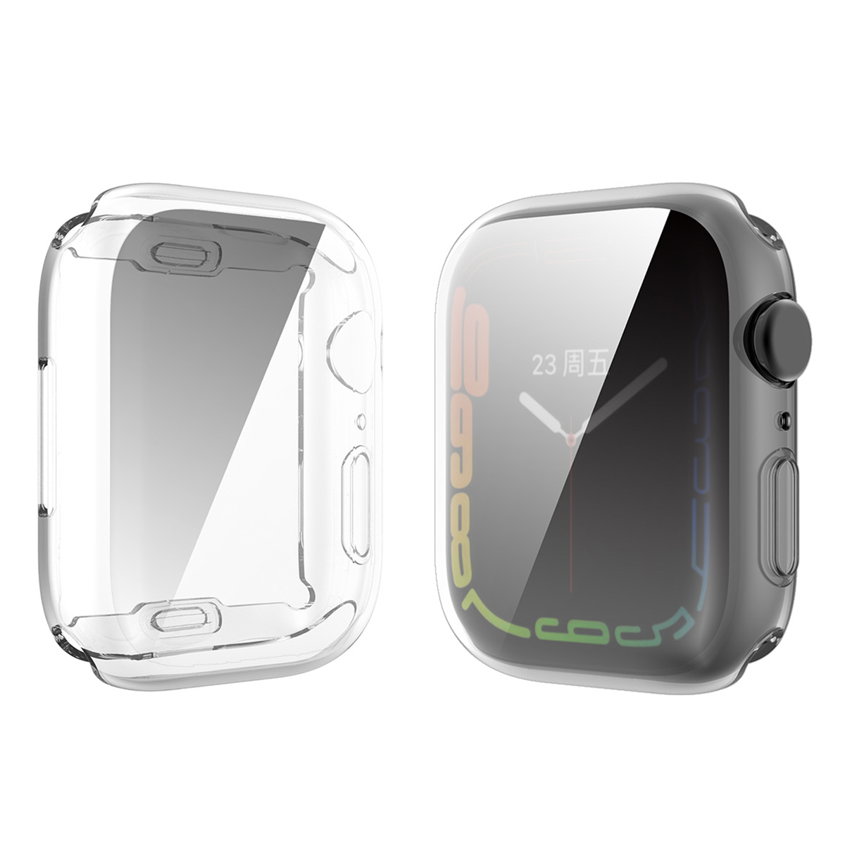 Enkay Полная Защита Гальванические TPU Smart Watch Case С 9H Закаленное Стекло Экрана Защитника Для Apple Watch Series 7 41mm - Прозрачный, Apple Watch Series 7 41mm
Enkay Полная Защита Гальванические TPU Smart Watch Case С 9H Закаленное Стекло Экрана Защитника Для Apple Watch Series 7 41mm - Прозрачный, Apple Watch Series 7 41mm