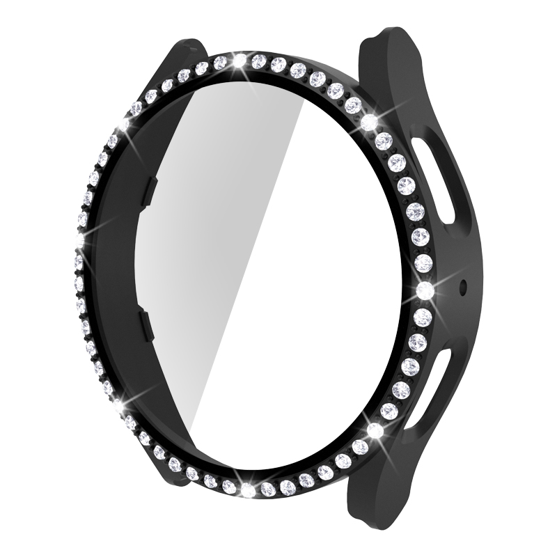 Rhinestone Decorated Hard PC Case for Samsung Galaxy Watch 5 40mm Anti-Scratch Smart Watch Protective Case with Tempered Glass Screen Protector - Black, Galaxy Watch 5 40mm
Rhinestone Decorated Hard PC Case for Samsung Galaxy Watch 5 40mm Anti-Scratch Smart Watch Protective Case with Tempered Glass Screen Protector - Black, Galaxy Watch 5 40mm