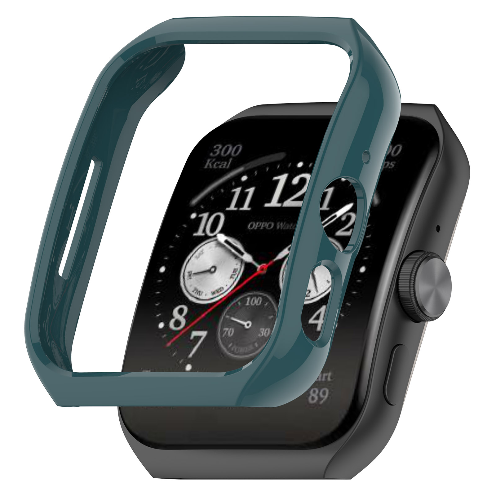 For Oppo Watch 3 Pro Hollow-out Smart Watch Case Frame Hard PC Anti-scratch Protective Cover - Green, Oppo Watch 3 Pro
For Oppo Watch 3 Pro Hollow-out Smart Watch Case Frame Hard PC Anti-scratch Protective Cover - Green, Oppo Watch 3 Pro