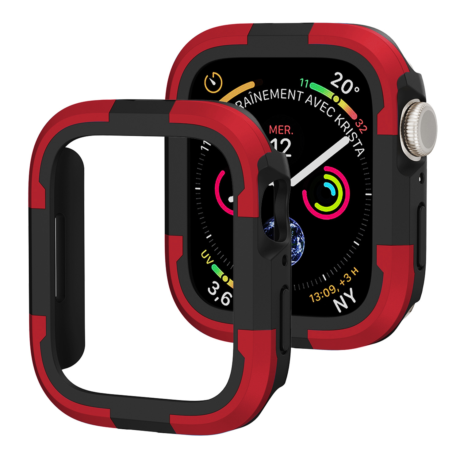 schutzhülle für die apple watch series 6 / 5 / 4 / se / se (2022) 40 mm tpu+pc schockdes frame watch cover - rot, Apple Watch SE (2022) 40mm
schutzhülle für die apple watch series 6 / 5 / 4 / se / se (2022) 40 mm tpu+pc schockdes frame watch cover - rot, Apple Watch SE (2022) 40mm