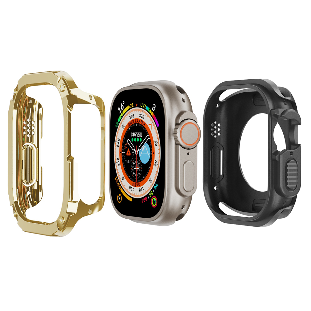 Watch Case Für Die Apple Watch Series 8 7 41mm / Serie 6 5 4 SE (2022) SE 40 mm TPU+PC Schockdichte Rahmenabdeckung - Gold, Apple Watch Series 6 40mm
Watch Case Für Die Apple Watch Series 8 7 41mm / Serie 6 5 4 SE (2022) SE 40 mm TPU+PC Schockdichte Rahmenabdeckung - Gold, Apple Watch Series 6 40mm
