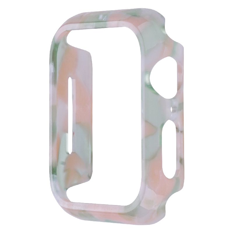 Für Die Apple Watch Series 7 / 8 45 mm Gemusterte Harz Watch Case Anti-drogen-smart Watch Case Cover - Rosa Grün, Apple Watch Series 9 45mm
Für Die Apple Watch Series 7 / 8 45 mm Gemusterte Harz Watch Case Anti-drogen-smart Watch Case Cover - Rosa Grün, Apple Watch Series 9 45mm