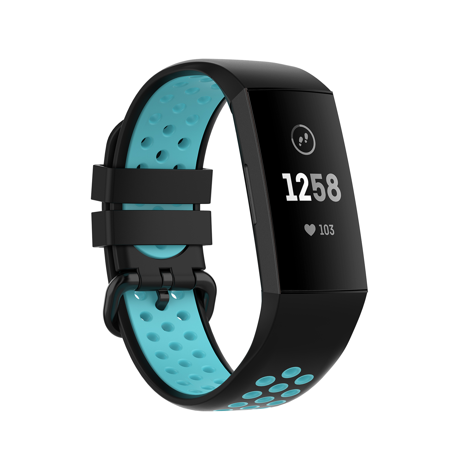 Bi-Color Soft Silicone Band Для Fitbit Charge 4/4 SE / 3/3 SE SE - Черный / Циан, Fitbit Charge 4
Bi-Color Soft Silicone Band Для Fitbit Charge 4/4 SE / 3/3 SE SE - Черный / Циан, Fitbit Charge 4