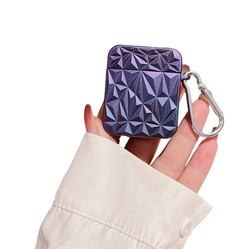 For Apple AirPods with Charging Case (2016) / (2019) / AirPods with Wireless Charging Case (2019) Diamond Texture Protective Case PC Anti-drop Cover - Purple, Apple AirPods with Wireless Charging Case (2019)
For Apple AirPods with Charging Case (2016) / (2019) / AirPods with Wireless Charging Case (2019) Diamond Texture Protective Case PC Anti-drop Cover - Purple, Apple AirPods with Wireless Charging Case (2019)