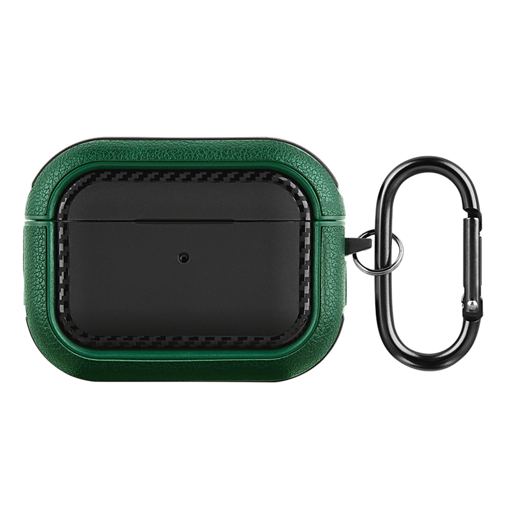 Für Apple Airpods Pro 2 Earphone Case PU Lederbeschichtete TPU -schutzabdeckung Mit Haken - Schwarz+grün, AirPods Pro 2
Für Apple Airpods Pro 2 Earphone Case PU Lederbeschichtete TPU -schutzabdeckung Mit Haken - Schwarz+grün, AirPods Pro 2