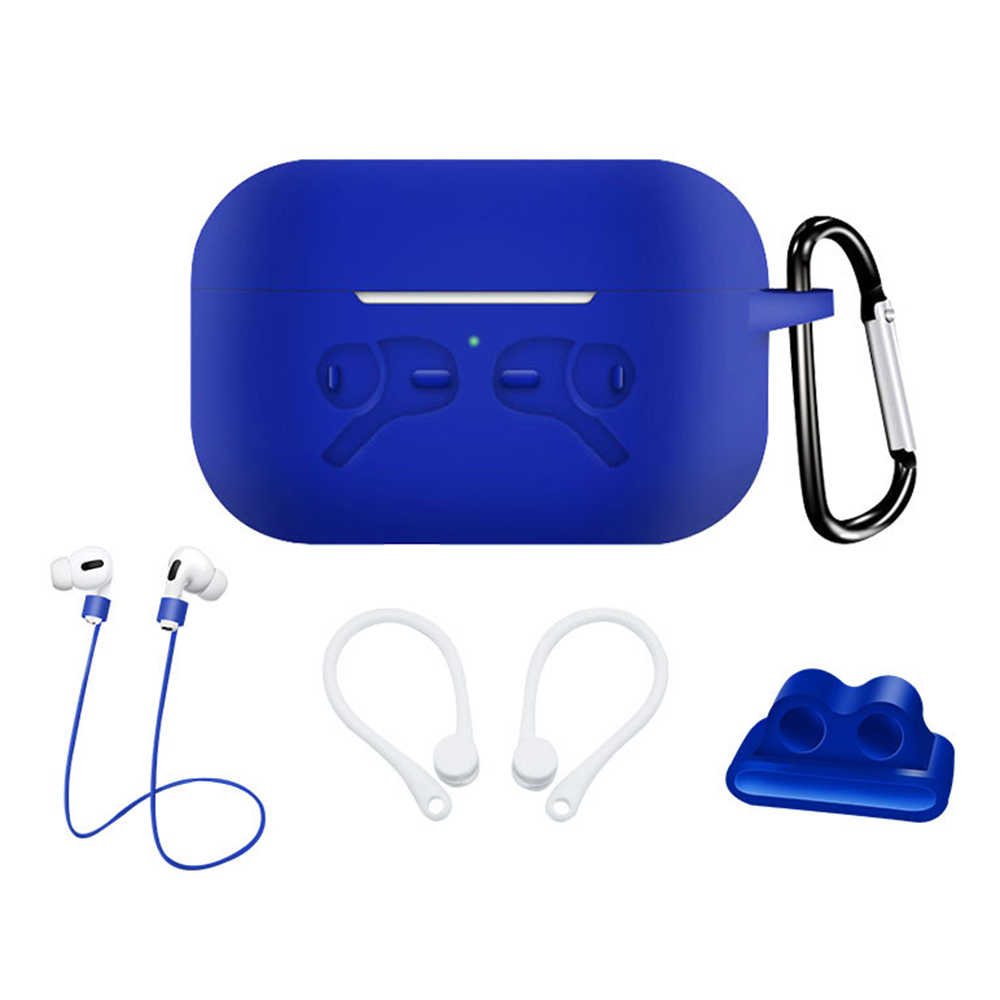 Silikongehäuse Für Apple Airpods Pro -schutzhülle Mit Nackengurt, Kopfhörerhalter - Blau, AirPods Pro
Silikongehäuse Für Apple Airpods Pro -schutzhülle Mit Nackengurt, Kopfhörerhalter - Blau, AirPods Pro