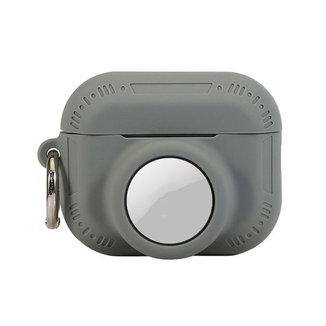 Für AirPods Pro 2 + Airtag 2-in-1 Silikonschutzabdeckung Anti-drop-hülle Mit Ringschnalle - Grau, AirPods Pro 2
Für AirPods Pro 2 + Airtag 2-in-1 Silikonschutzabdeckung Anti-drop-hülle Mit Ringschnalle - Grau, AirPods Pro 2