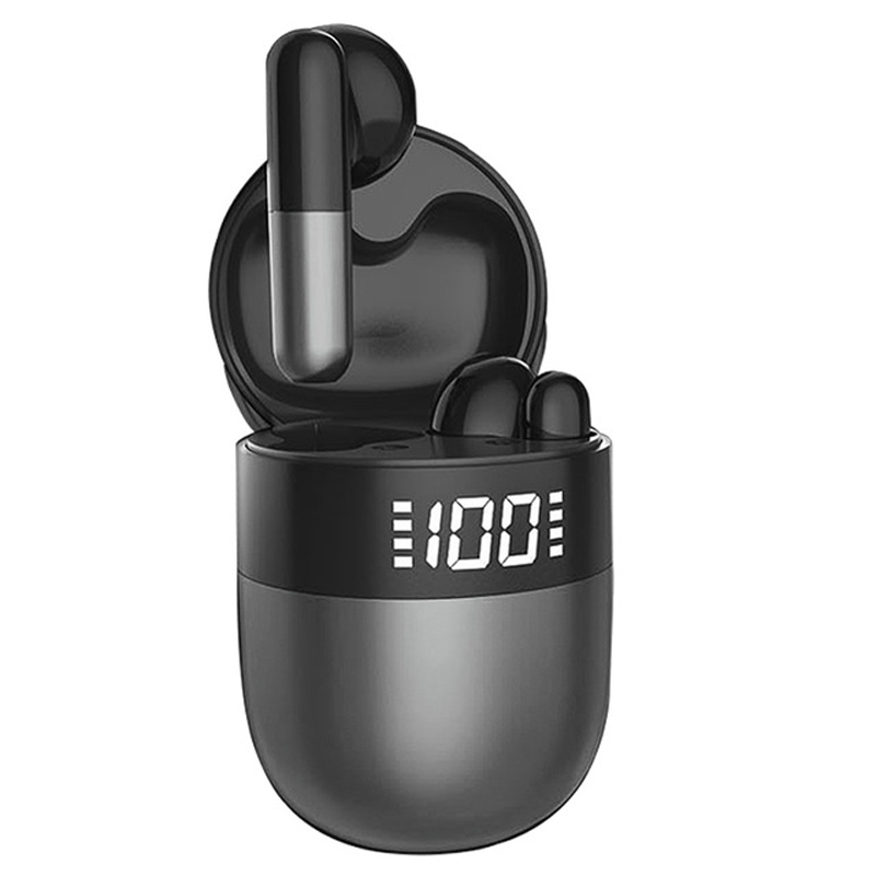 J28 TWS Wireless Bluetooth 5.0 Earbuds Headset HiFi Stereo Sports Earphones with LED Display Charging Box - Black, Universal
J28 TWS Wireless Bluetooth 5.0 Earbuds Headset HiFi Stereo Sports Earphones with LED Display Charging Box - Black, Universal