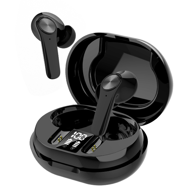 JS76 Wireless Headphones Bluetooth 5.2 TWS Earphones Sports Digital Display Noise Reduction Earbuds - Black
JS76 Wireless Headphones Bluetooth 5.2 TWS Earphones Sports Digital Display Noise Reduction Earbuds - Black
