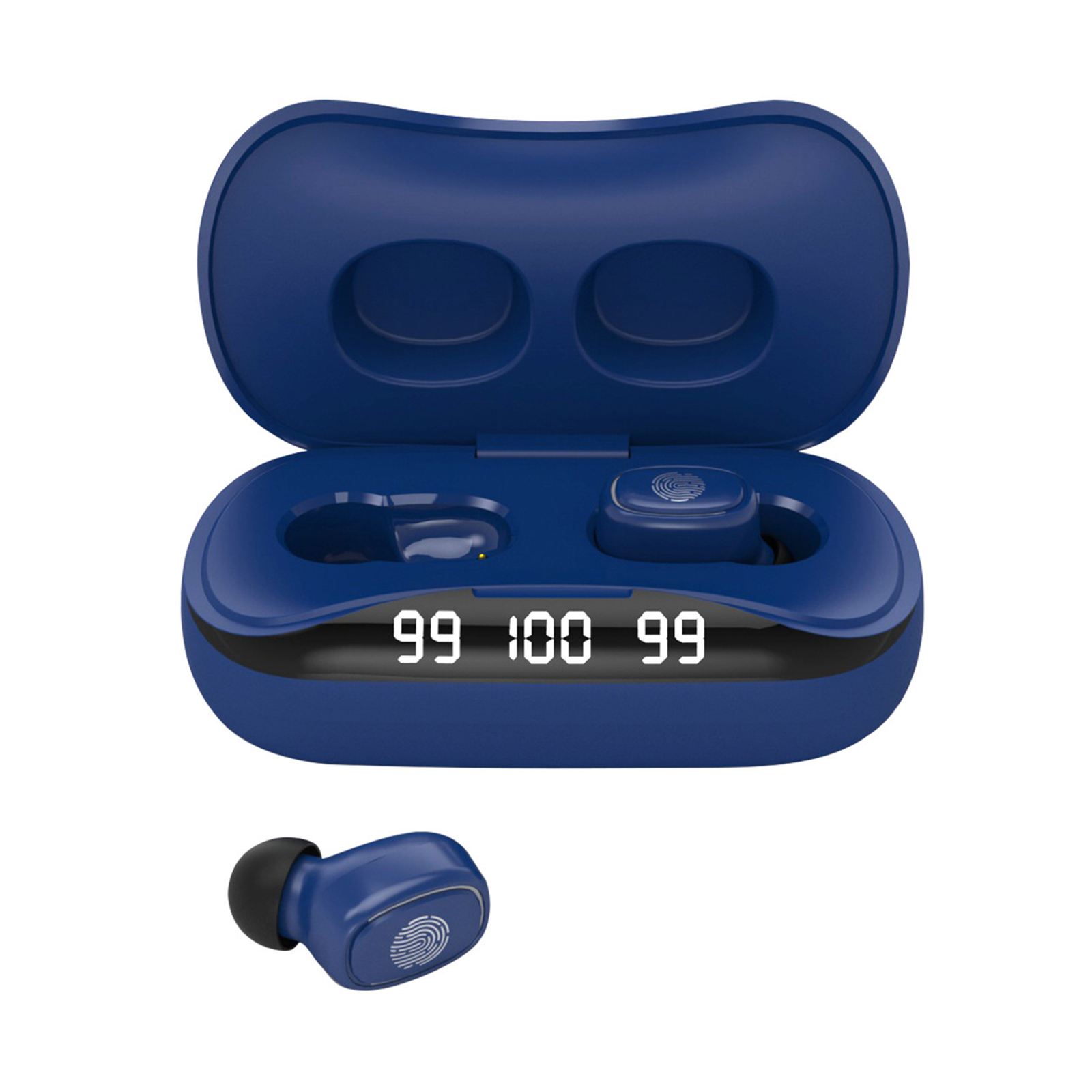 TWS-210s Bluetooth 5.1 Headset with Charging Box Wireless Earphone 9D Stereo Sports Earbud - Blue
TWS-210s Bluetooth 5.1 Headset with Charging Box Wireless Earphone 9D Stereo Sports Earbud - Blue