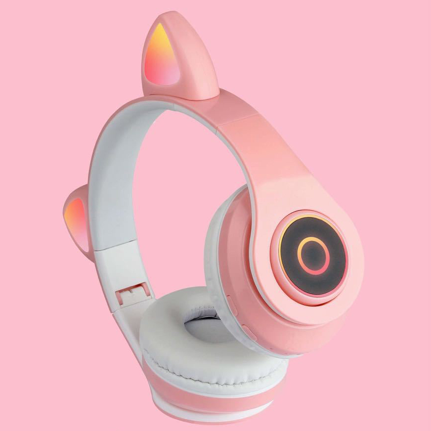 HXZ-B39 CAT CAT EAR DECAL BLUETOOTH 5.0 Macaron Over-Ear Headfood Наушники Наушники - Розовый, Universal
HXZ-B39 CAT CAT EAR DECAL BLUETOOTH 5.0 Macaron Over-Ear Headfood Наушники Наушники - Розовый, Universal