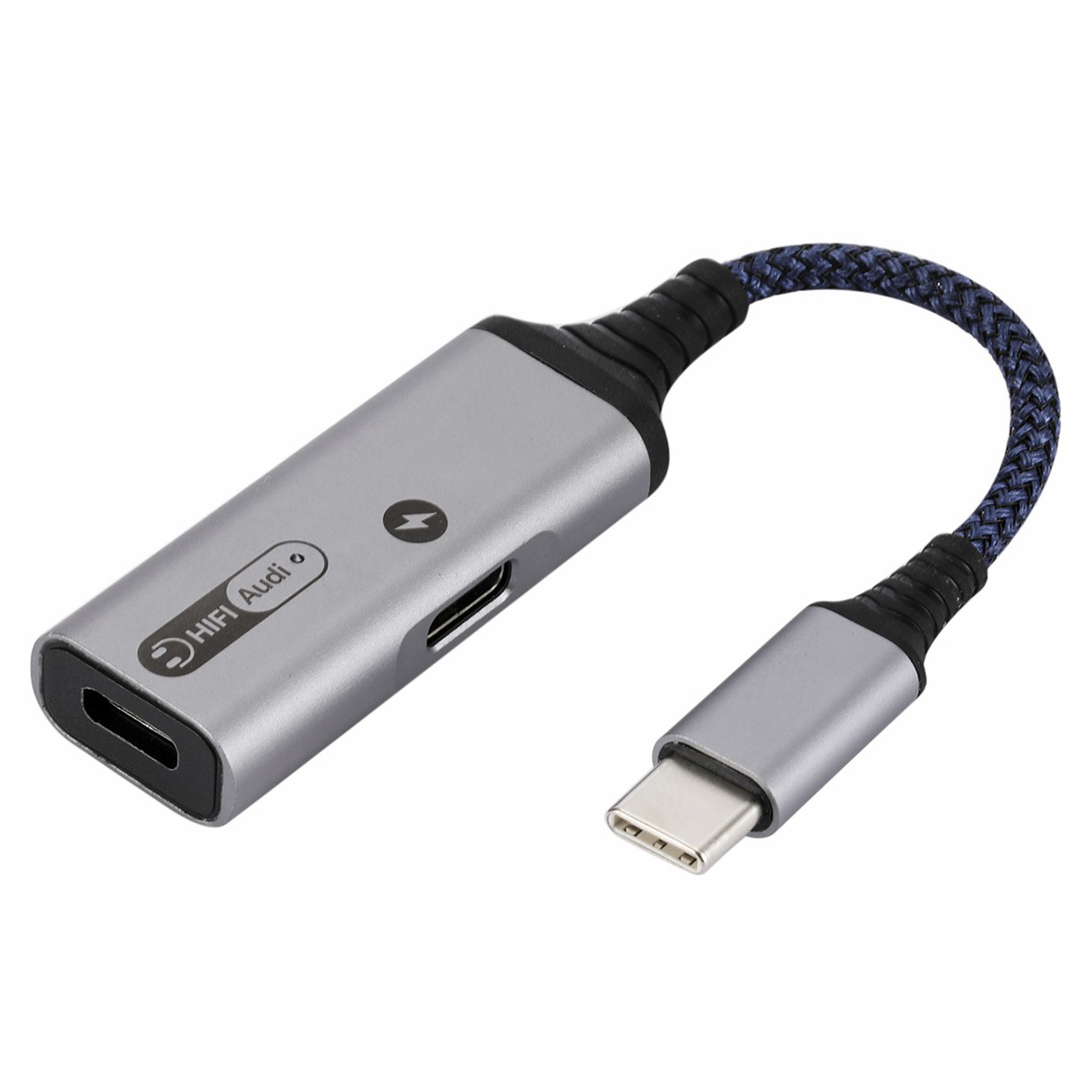 Dual Typ-c-kopfhörer-audioadapter Schneller Ladekonverter Für Huawei/Xiaomi/iPad - Grau
Dual Typ-c-kopfhörer-audioadapter Schneller Ladekonverter Für Huawei/Xiaomi/iPad - Grau