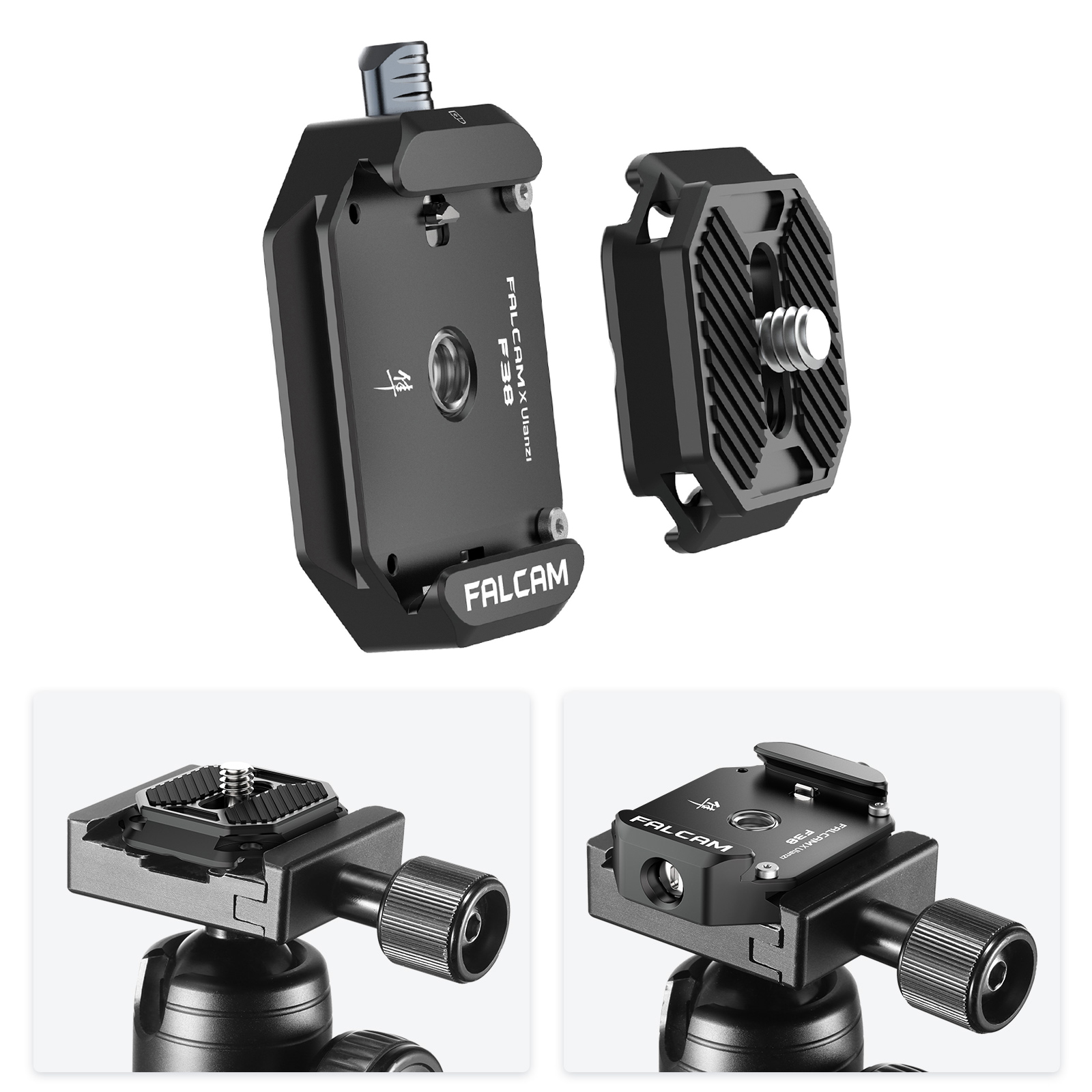 Falcam 2268 F38 1/4 & 3/8 Quick Release-Basismontage + Top-Kappe Schnellschalter Kit Für Arca Swiss Plate Stativmontage
Falcam 2268 F38 1/4 & 3/8 Quick Release-Basismontage + Top-Kappe Schnellschalter Kit Für Arca Swiss Plate Stativmontage