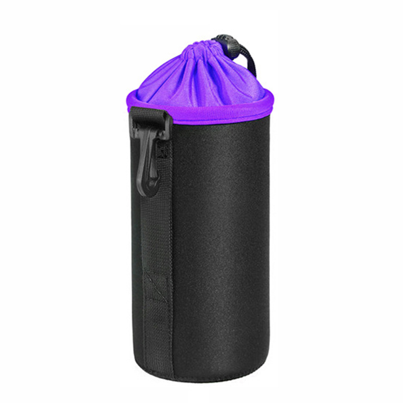 Weichpelzfutter Kamera Objektiv Schutzbeutel Mit Hängendem Haken Wasserdichte Neopren -kordelzugbeutel, Größe l. - Violett
Weichpelzfutter Kamera Objektiv Schutzbeutel Mit Hängendem Haken Wasserdichte Neopren -kordelzugbeutel, Größe l. - Violett