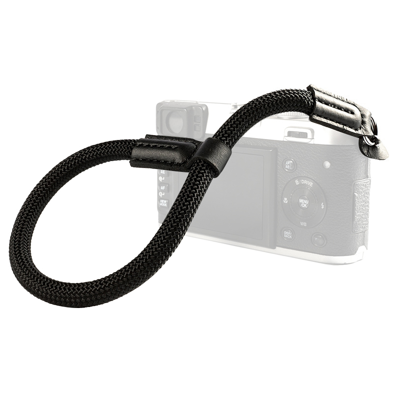 Slr-kamera Nylon Round Seilgurt Kamera Mit Anti-verlorener Handgelenkseil Tragen - Schwarz
Slr-kamera Nylon Round Seilgurt Kamera Mit Anti-verlorener Handgelenkseil Tragen - Schwarz