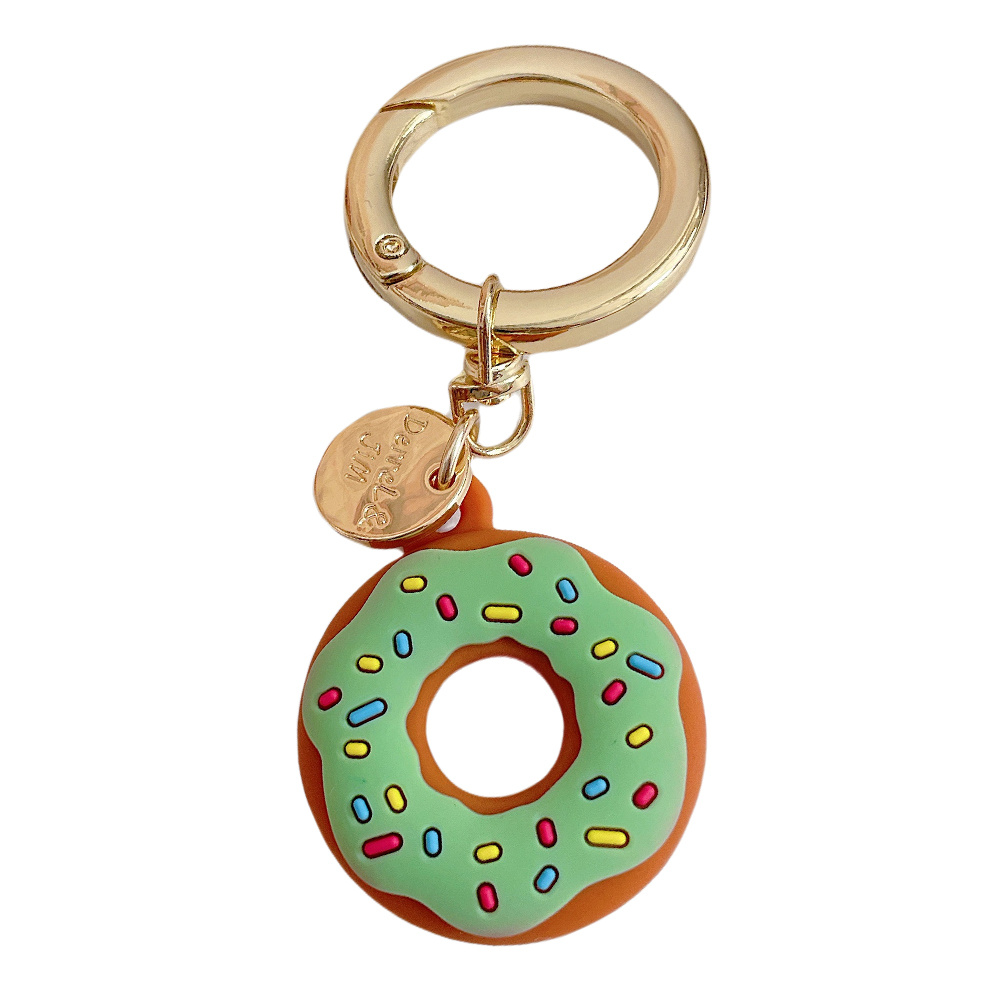 Für Apple Airtag Bluetooth Tracker Donut Design Silikongehäuse Schutzabdeckung Mit Ringschnalle - Grün, AirTag
Für Apple Airtag Bluetooth Tracker Donut Design Silikongehäuse Schutzabdeckung Mit Ringschnalle - Grün, AirTag