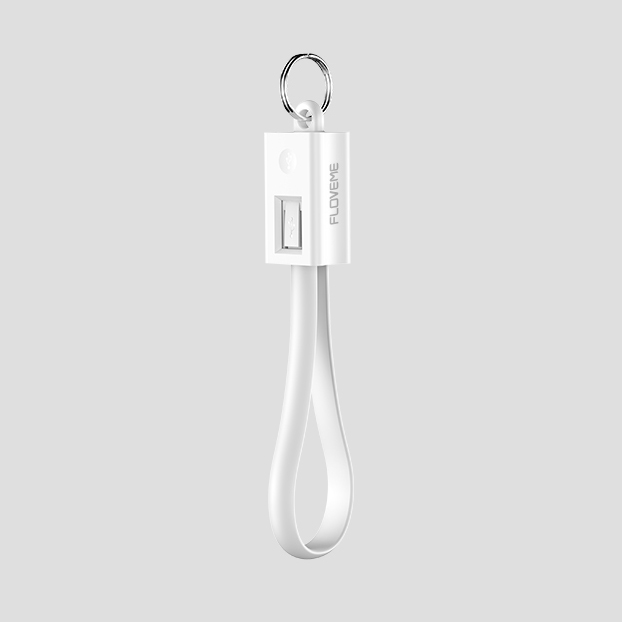 FLOVEME Portable Keychain Type-C Data & Charge Cable for Xiaomi Samsung, etc - White, iPhone 12 mini
FLOVEME Portable Keychain Type-C Data & Charge Cable for Xiaomi Samsung, etc - White, iPhone 12 mini