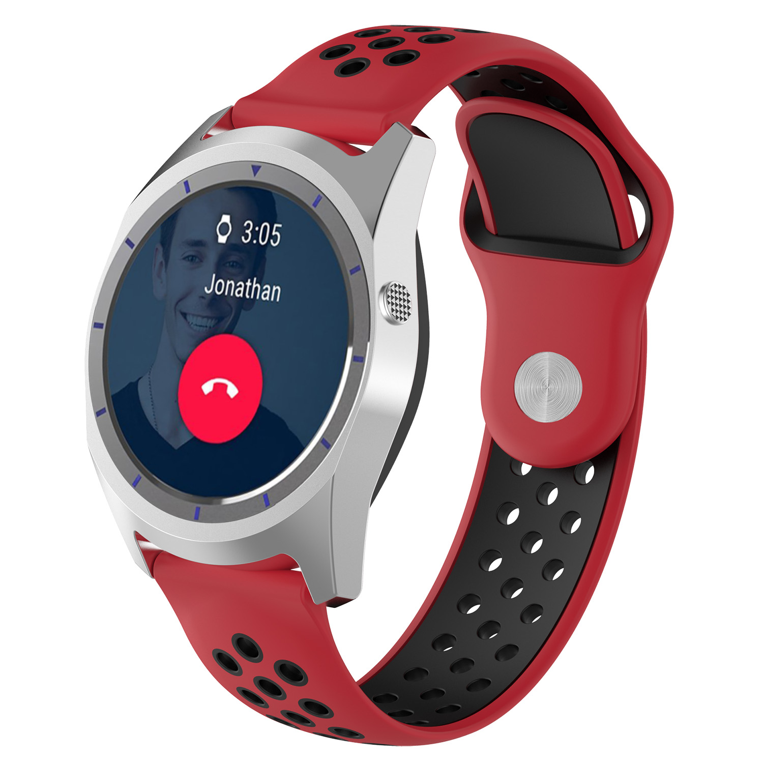 22mm Two-tone Silicone Watch Strap for Fossil Q Marshal Gen 2 - Red / Black, Universal
22mm Two-tone Silicone Watch Strap for Fossil Q Marshal Gen 2 - Red / Black, Universal