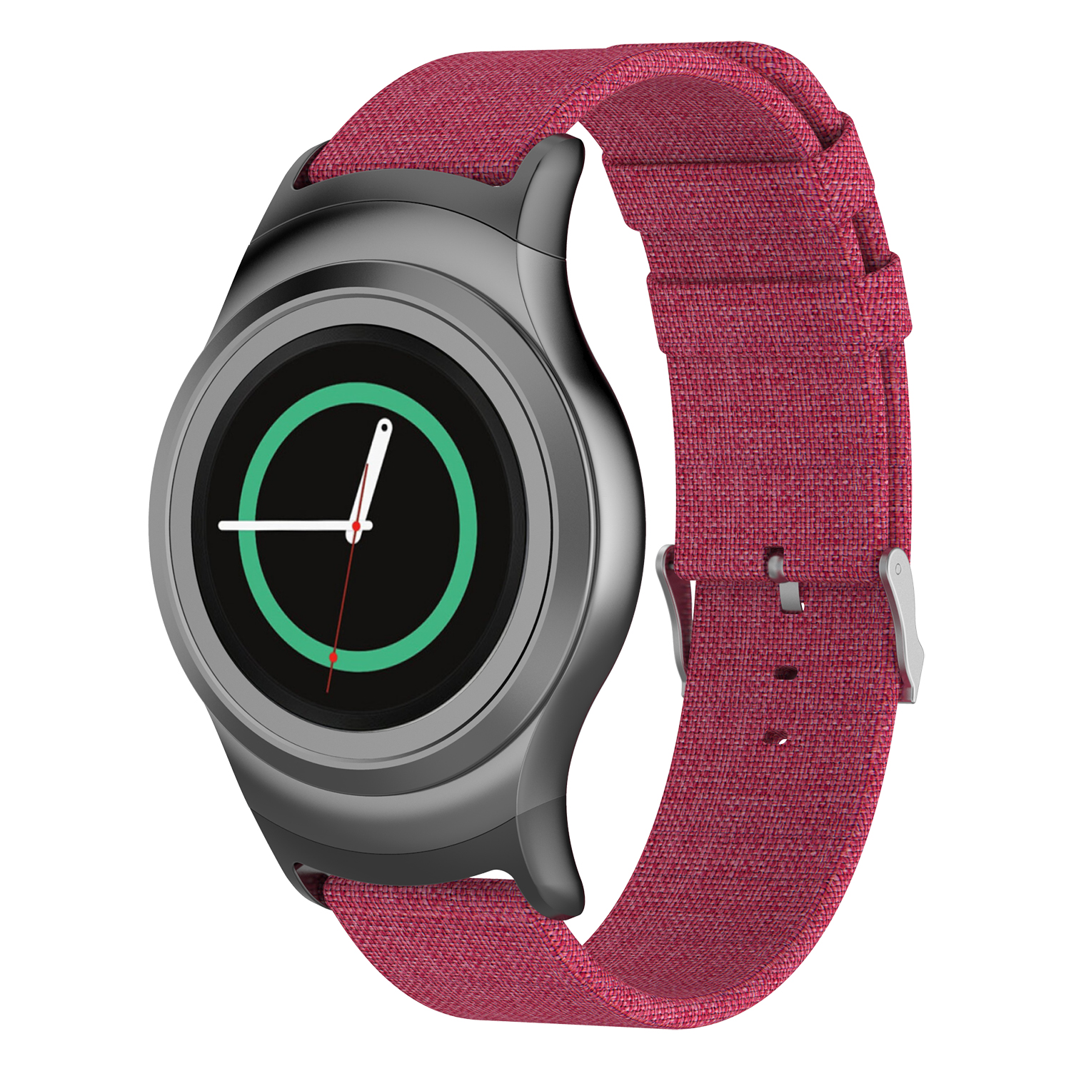 Canvas Metal Buckle Watch Band Strap for Samsung Gear S2 R720 / R730 - Red, Gear S2
Canvas Metal Buckle Watch Band Strap for Samsung Gear S2 R720 / R730 - Red, Gear S2