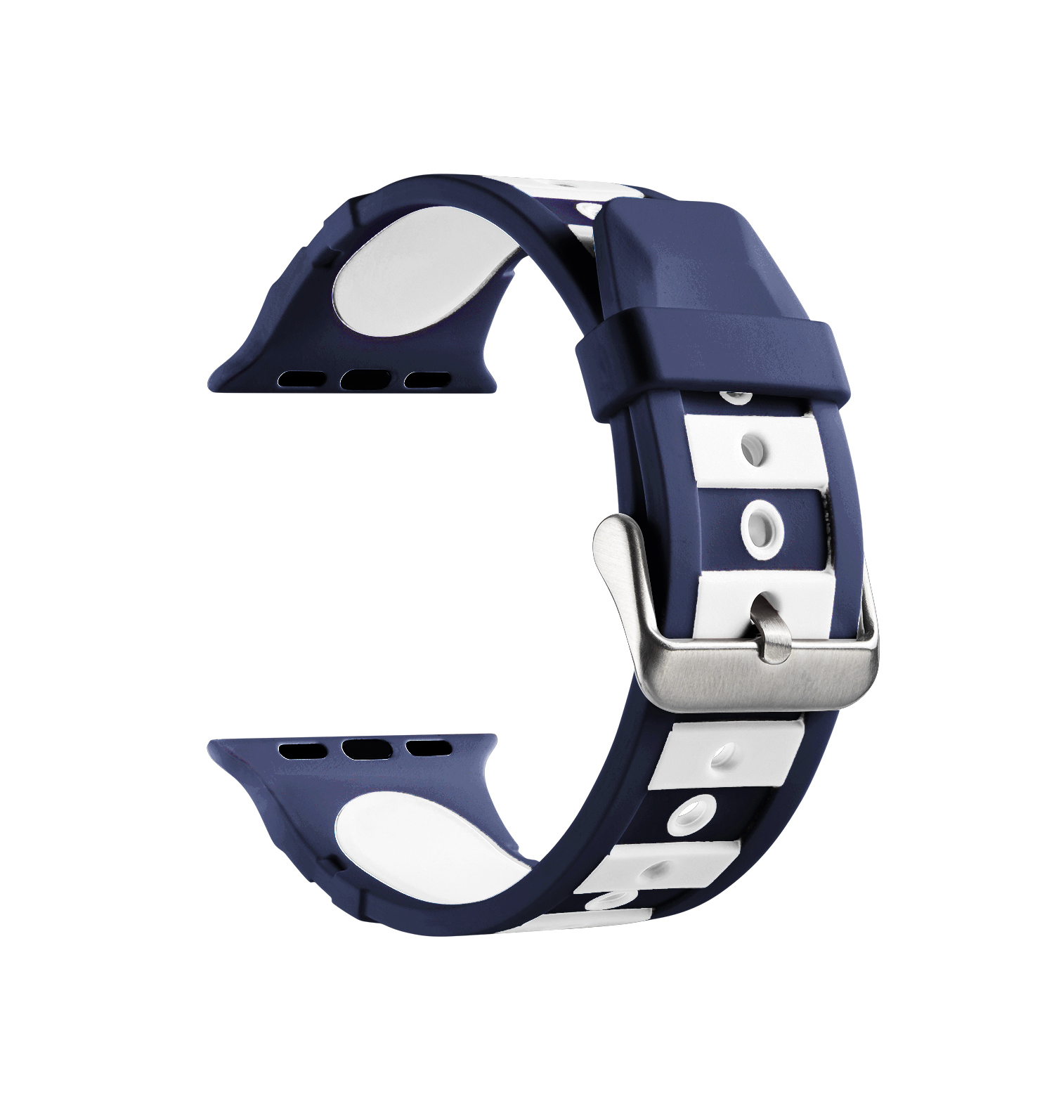 For Apple Watch Series 7 45mm/ Series 6 SE 5 4 44mm / Series 3 2 1 42mm Dual-color Concavo-convex Silicone Flexible Wristwatch Band Strap - Blue / White, Apple Watch Series 1 42mm
For Apple Watch Series 7 45mm/ Series 6 SE 5 4 44mm / Series 3 2 1 42mm Dual-color Concavo-convex Silicone Flexible Wristwatch Band Strap - Blue / White, Apple Watch Series 1 42mm