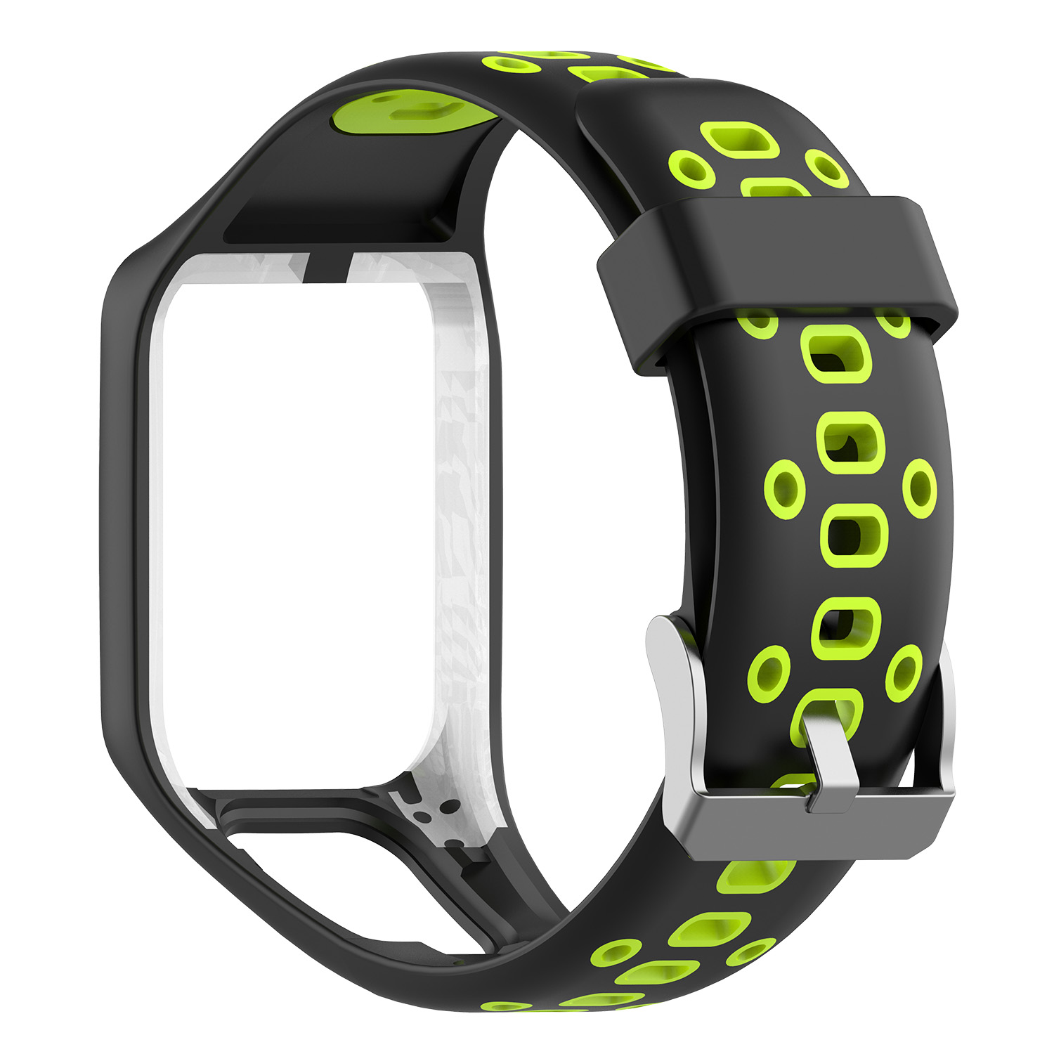 Dual Color Silicone Smart Watch Wrist Band Strap for TomTom Sport Runner 2 3 - Black/Green, Universal
Dual Color Silicone Smart Watch Wrist Band Strap for TomTom Sport Runner 2 3 - Black/Green, Universal