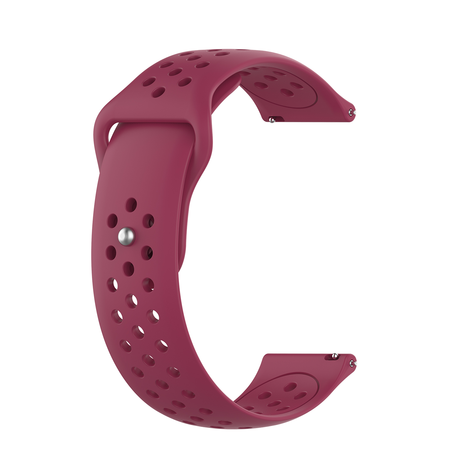 22mm Breathable Holes Silicone Bracelet Watchband Strap Replacement for Samsung Galaxy Watch 46mm SM-R800 - Wine Red, Galaxy Watch 46mm
22mm Breathable Holes Silicone Bracelet Watchband Strap Replacement for Samsung Galaxy Watch 46mm SM-R800 - Wine Red, Galaxy Watch 46mm