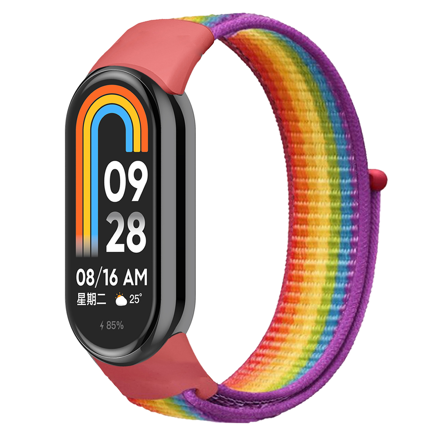 Für Das Xiaomi Smart Band 8 Soft Nylon Watch Band Verstellbarer Sportgelenksgurt - Regenbogen, Xiaomi Smart Band 8
Für Das Xiaomi Smart Band 8 Soft Nylon Watch Band Verstellbarer Sportgelenksgurt - Regenbogen, Xiaomi Smart Band 8