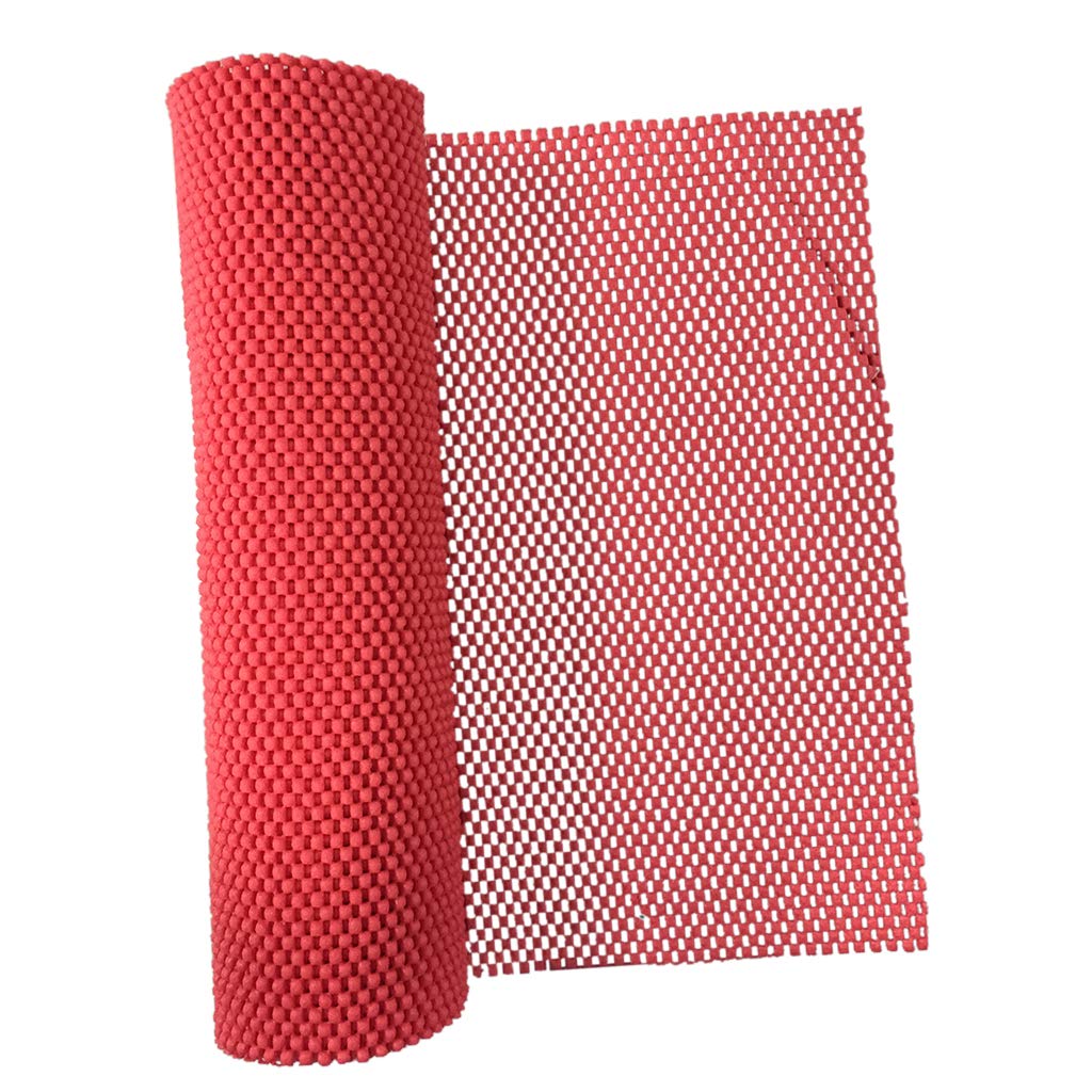 Grid Pattern PVC Non-adhesive Grip Liner Shelf Liner Anti-slip Mat Drawer Liner Bathroom Kitchen Waterproof Floor Mat - Red
Grid Pattern PVC Non-adhesive Grip Liner Shelf Liner Anti-slip Mat Drawer Liner Bathroom Kitchen Waterproof Floor Mat - Red