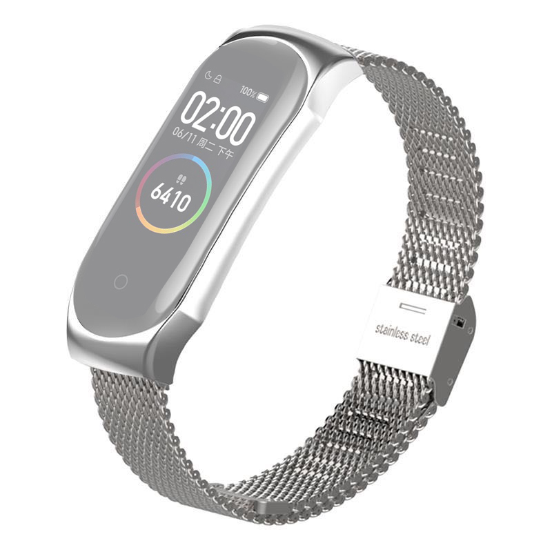Ленты Смарт-часов Из Нержавеющей Стали Для Xiaomi Mi Band 3 / Smart Band 4 - Серебро, Xiaomi Mi Band 3
Ленты Смарт-часов Из Нержавеющей Стали Для Xiaomi Mi Band 3 / Smart Band 4 - Серебро, Xiaomi Mi Band 3