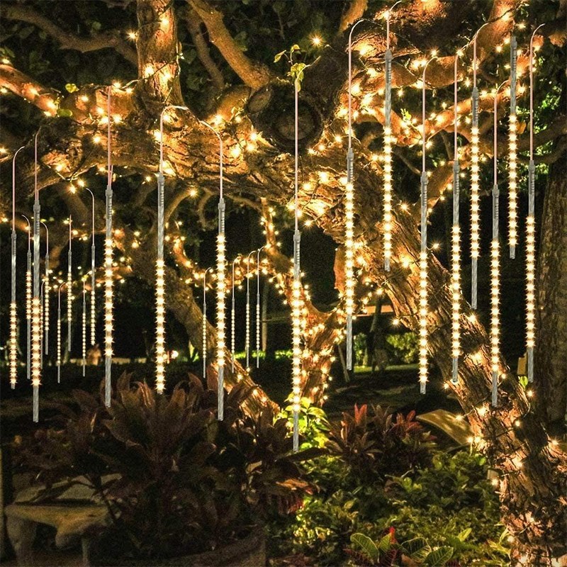 50cm 10 Tubes 480-LED Meteor Shower Rain Lights Waterproof Cascading Lights for Party Christmas Tree Decor - Warm White
50cm 10 Tubes 480-LED Meteor Shower Rain Lights Waterproof Cascading Lights for Party Christmas Tree Decor - Warm White