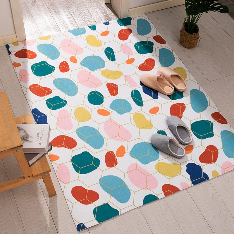 Rectangular Carpet Living Room Mat Mediterranean Style Non-Slip Rug Pad - Colored Glaze//50*80cm
Rectangular Carpet Living Room Mat Mediterranean Style Non-Slip Rug Pad - Colored Glaze//50*80cm