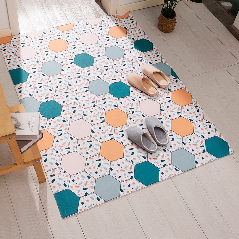 Rectangular Carpet Living Room Mat Mediterranean Style Non-Slip Rug Pad - Literary Style//50*80cm
Rectangular Carpet Living Room Mat Mediterranean Style Non-Slip Rug Pad - Literary Style//50*80cm
