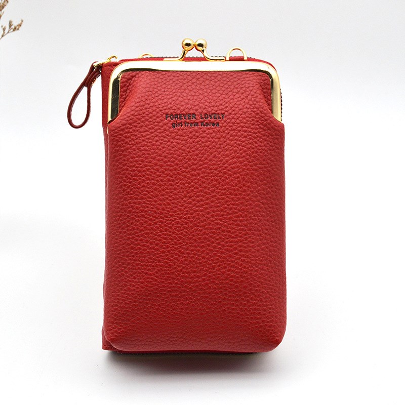 Cross Body Phone Bag Women Bag Cellphone Shoulder Bag Card Holder Wallet Purse - Red
Cross Body Phone Bag Women Bag Cellphone Shoulder Bag Card Holder Wallet Purse - Red