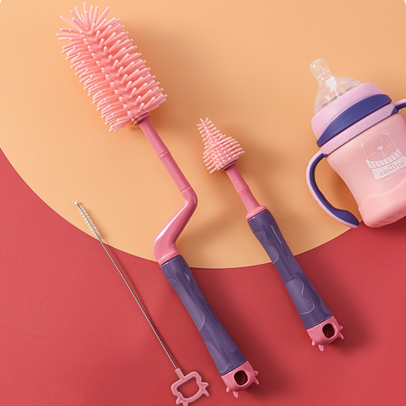 3 Teile / Satz Silikon Baby Flasche Pinsel Baby Wasserflasche Tumbler Sauberer - Rosa
3 Teile / Satz Silikon Baby Flasche Pinsel Baby Wasserflasche Tumbler Sauberer - Rosa