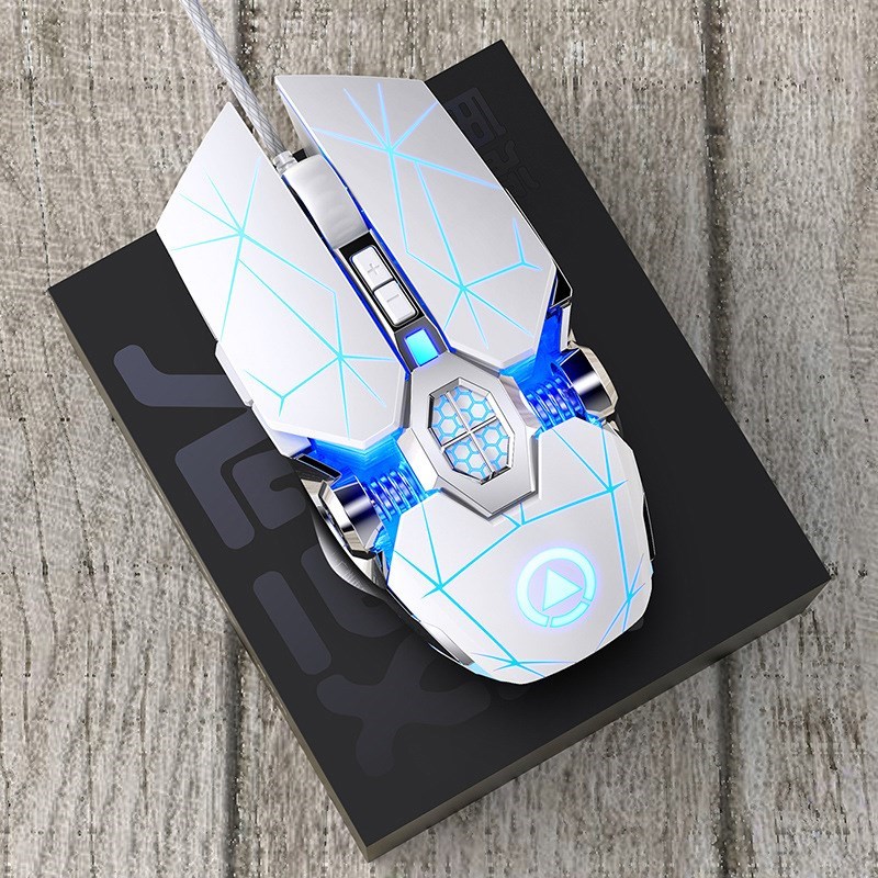 G30S USB Wired Computer Maus Mechanische Farbenfrohe Lichtspiel -gaming -maus - Weiß/still
G30S USB Wired Computer Maus Mechanische Farbenfrohe Lichtspiel -gaming -maus - Weiß/still