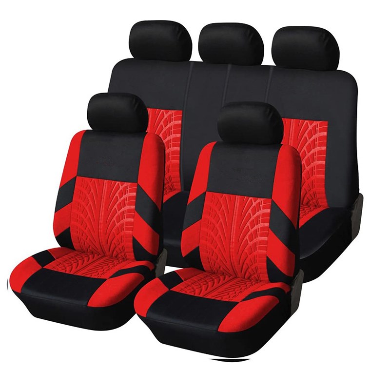 9 Teile / Satz Universal Fit Polyester Auto Sitzbedeckung Protektoren Für Vorder- / Rückseiten / Kissen / Rückkissen - Rot
9 Teile / Satz Universal Fit Polyester Auto Sitzbedeckung Protektoren Für Vorder- / Rückseiten / Kissen / Rückkissen - Rot