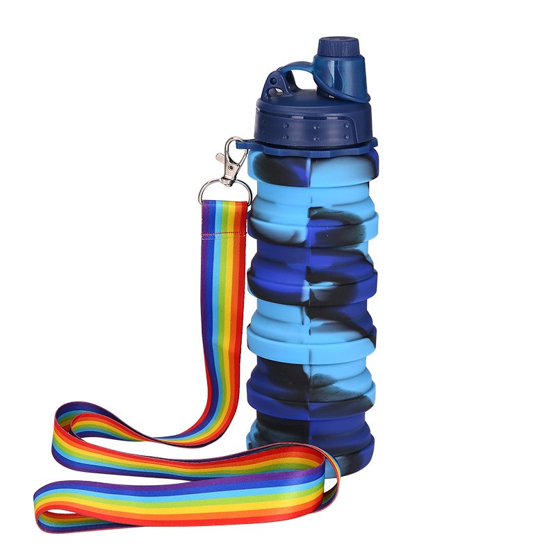 500 ml BPA Kostenloser Silikon -sport -zusammenklappbarer Wasserflasche Kinder Einsenerischer Kessel Für Reisen im Freien Sportarten - Blau
500 ml BPA Kostenloser Silikon -sport -zusammenklappbarer Wasserflasche Kinder Einsenerischer Kessel Für Reisen im Freien Sportarten - Blau