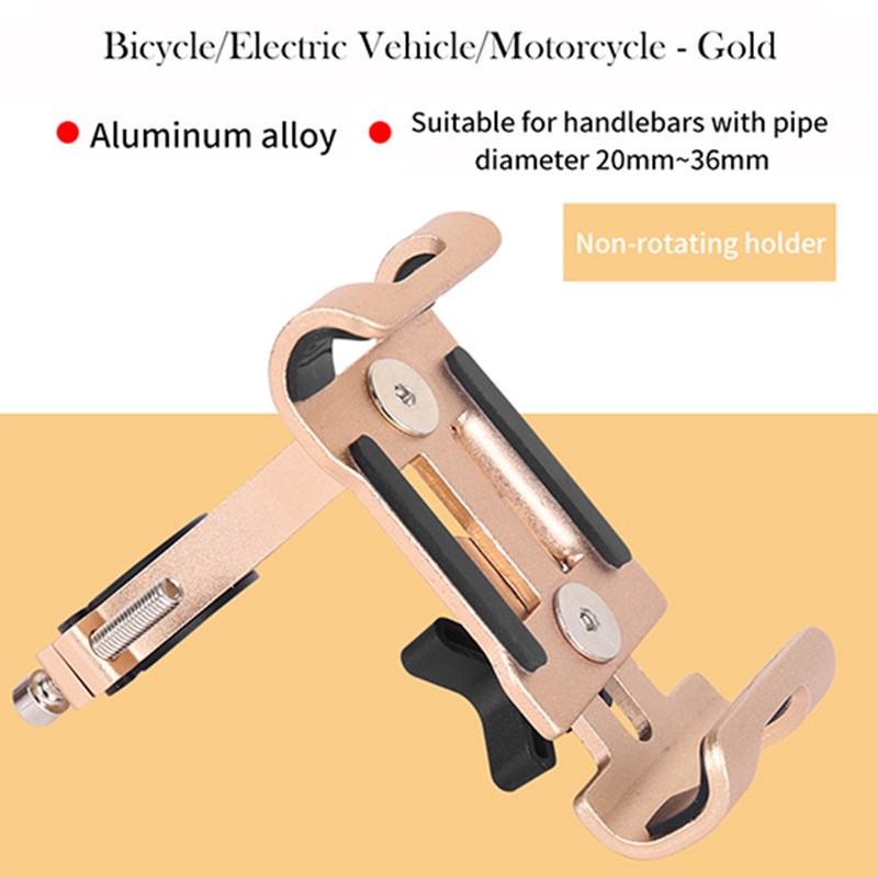 Fahrradfahrrad-telefonhalter Montieren Telefonclip Für 4,7-6,5 Zoll Smartphone - Gold/nicht-rotierbar
Fahrradfahrrad-telefonhalter Montieren Telefonclip Für 4,7-6,5 Zoll Smartphone - Gold/nicht-rotierbar
