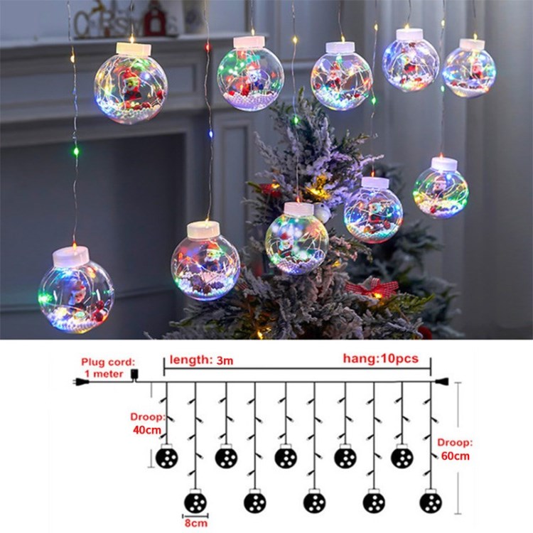 Santa Claus Christmas Tree Snowman Decor EU Plug LED String Light Light - Santa / Colorful
Santa Claus Christmas Tree Snowman Decor EU Plug LED String Light Light - Santa / Colorful