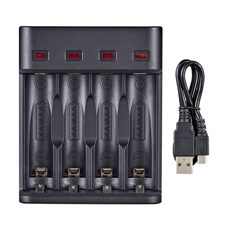 BH-804U Universal Intelligent Intelligent Battery Ladegerät 4 Slots Für NI-MH / NI-CD AAA-Batterie - Schwarz
BH-804U Universal Intelligent Intelligent Battery Ladegerät 4 Slots Für NI-MH / NI-CD AAA-Batterie - Schwarz