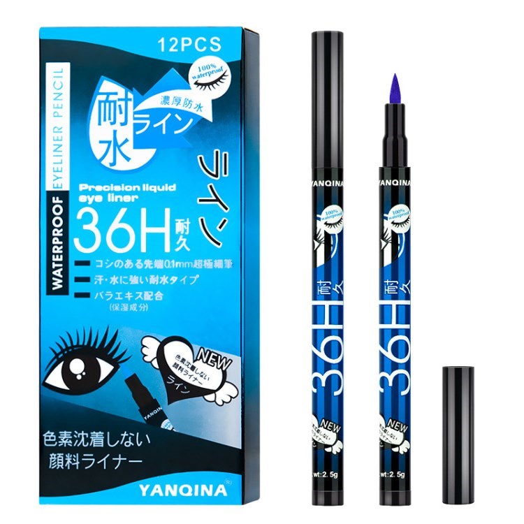 12Pcs Liquid Eyeliner Colorful Set Waterproof Long Lasting Colored Neon Makeup Pen for Women Girl Face Eye Art Makeup - Blue
12Pcs Liquid Eyeliner Colorful Set Waterproof Long Lasting Colored Neon Makeup Pen for Women Girl Face Eye Art Makeup - Blue