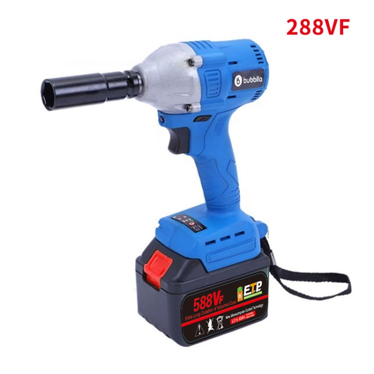 Oaks Cordless Impact Wrench 3200 u / Min 15000mAh Batterie Hoher Drehmomentstrom -schlaganfallschlüssel - Blau/288vf/1 Akku
Oaks Cordless Impact Wrench 3200 u / Min 15000mAh Batterie Hoher Drehmomentstrom -schlaganfallschlüssel - Blau/288vf/1 Akku