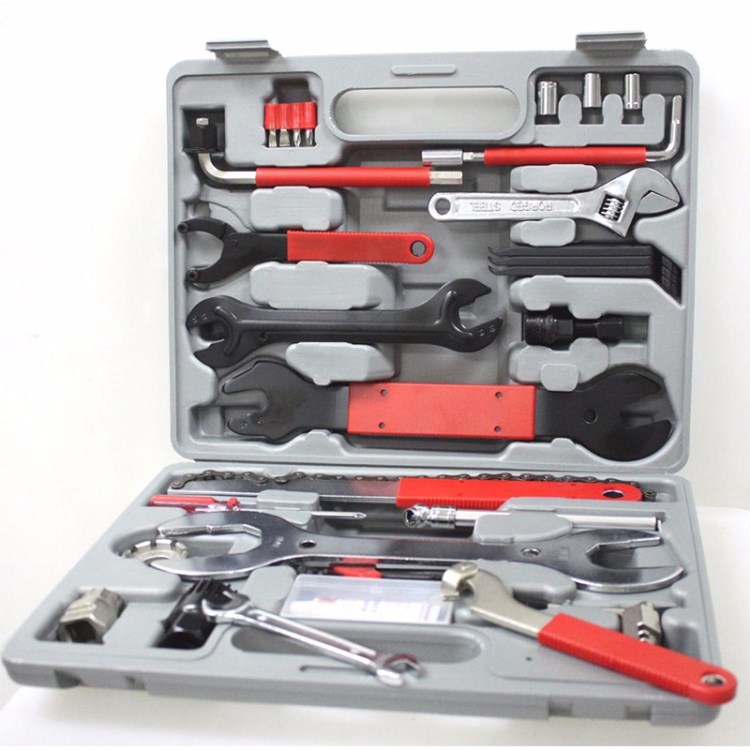 44 Teile / Satz Professionelles Fahrradreparaturwerkzeug Kit Multifunktionales Fahrrad Wartung Werkzeugsatz
44 Teile / Satz Professionelles Fahrradreparaturwerkzeug Kit Multifunktionales Fahrrad Wartung Werkzeugsatz