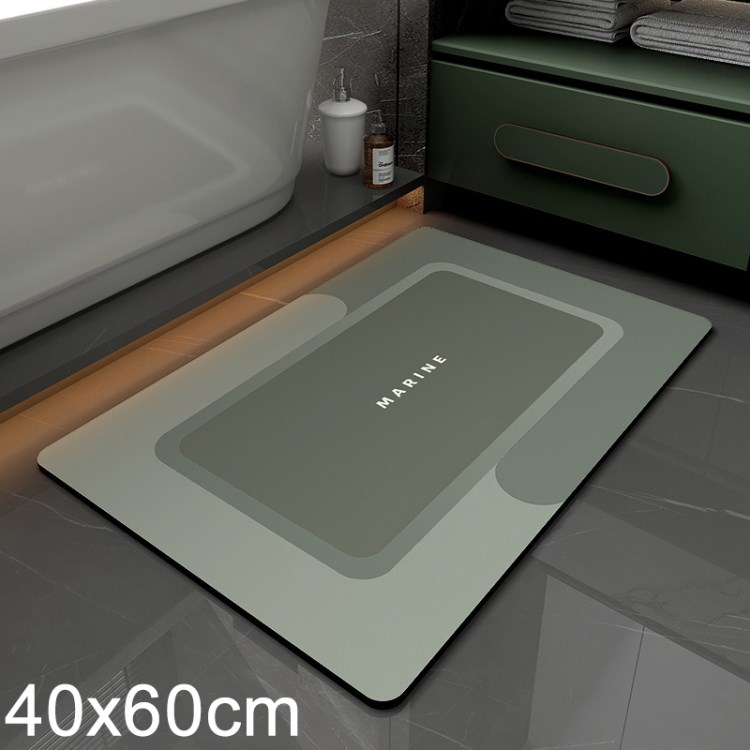 Super Absorbent Non-Slip Floor Mat Quick Drying Bath Rug Pad Floor Carpet - Square/Light Green/40x60cm
Super Absorbent Non-Slip Floor Mat Quick Drying Bath Rug Pad Floor Carpet - Square/Light Green/40x60cm