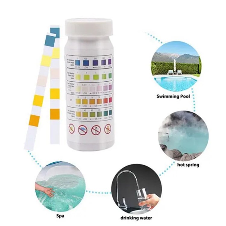 50pcs 4 in 1 Tragbares Swimmingpool -teststreifen -kit Für Härte, Chlor, PH, Alkalinität
50pcs 4 in 1 Tragbares Swimmingpool -teststreifen -kit Für Härte, Chlor, PH, Alkalinität