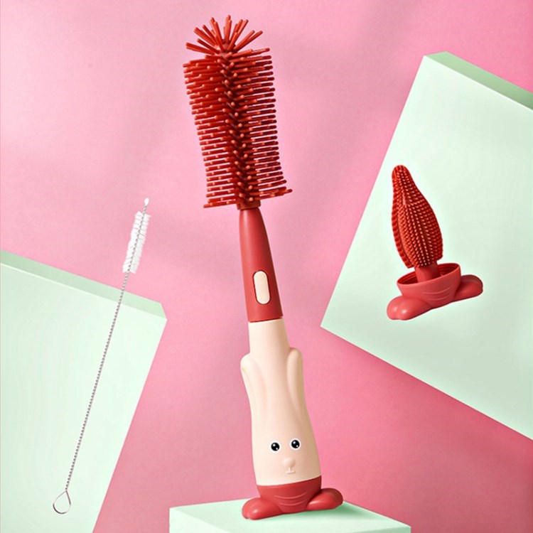3-in-1-silikon-babyflaschenpinsel Set Schnullerstrohbürste Für Brustpumpen / Muttermilchsammler / Babyflaschen - Rot
3-in-1-silikon-babyflaschenpinsel Set Schnullerstrohbürste Für Brustpumpen / Muttermilchsammler / Babyflaschen - Rot