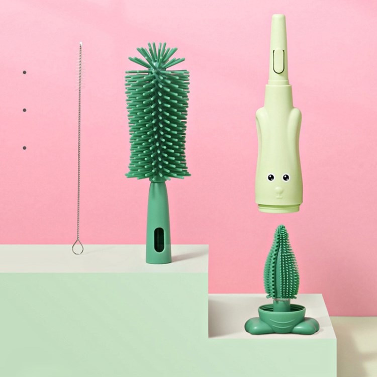 3-in-1-silikon-babyflaschenpinsel Set Schnullerstrohbürste Für Brustpumpen / Muttermilchsammler / Babyflaschen - Grün
3-in-1-silikon-babyflaschenpinsel Set Schnullerstrohbürste Für Brustpumpen / Muttermilchsammler / Babyflaschen - Grün