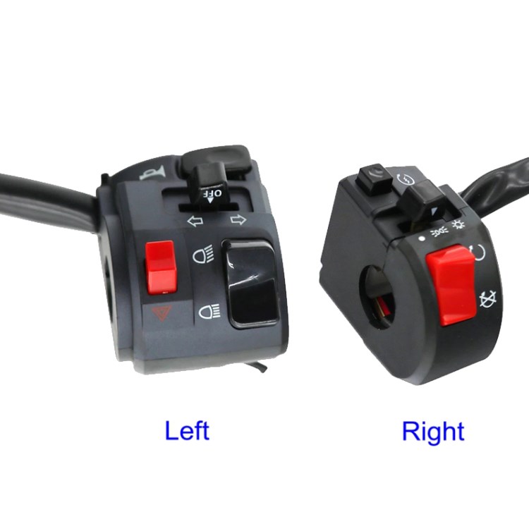 1 Paar 22 mm Motorrad -lenkerschalter Motorrad Horn -knopf Signal Nebel Light Start Bike Switch - Links Und Rechts
1 Paar 22 mm Motorrad -lenkerschalter Motorrad Horn -knopf Signal Nebel Light Start Bike Switch - Links Und Rechts
