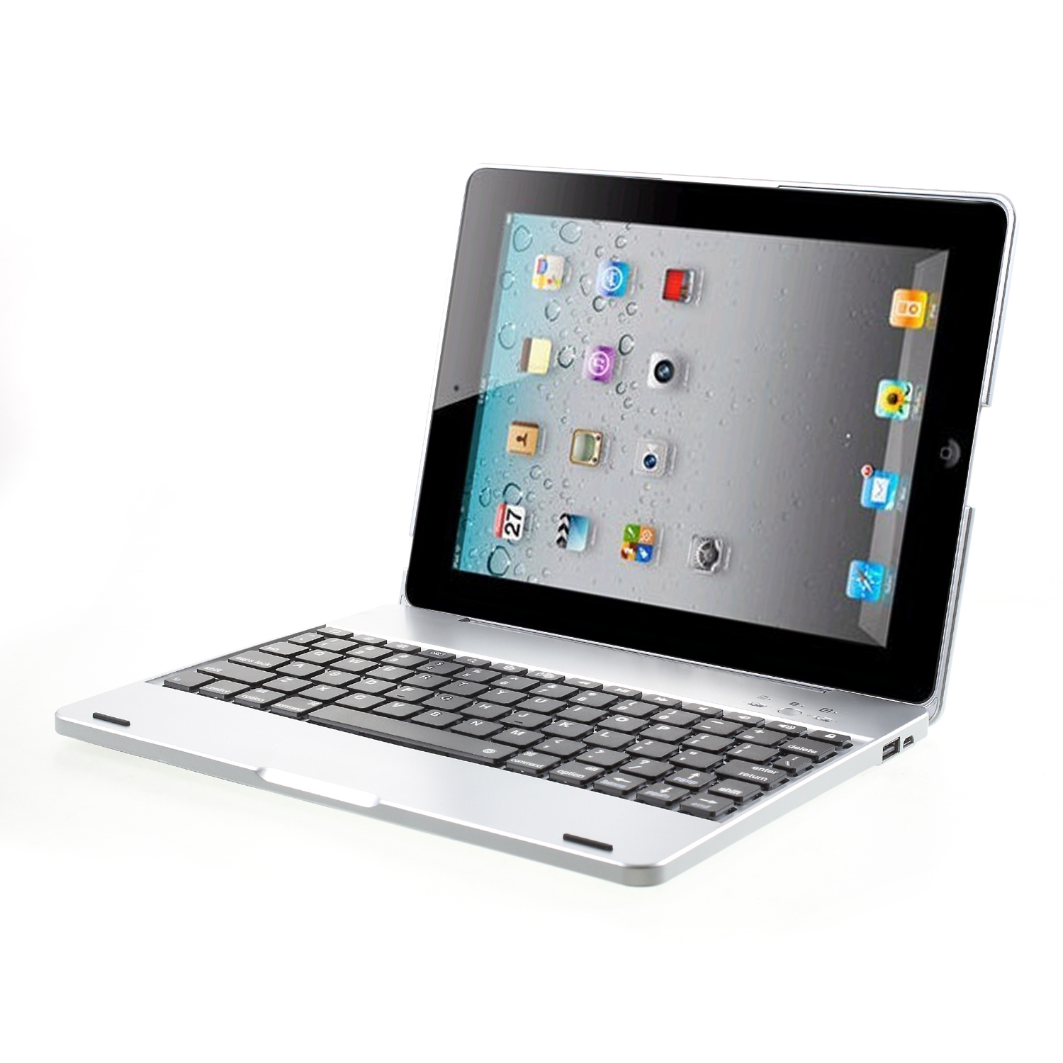 Lastest Wireless Bluetooth Keyboard Plastic Case for iPad 2 3 4 - Silver Color, iPad
Lastest Wireless Bluetooth Keyboard Plastic Case for iPad 2 3 4 - Silver Color, iPad
