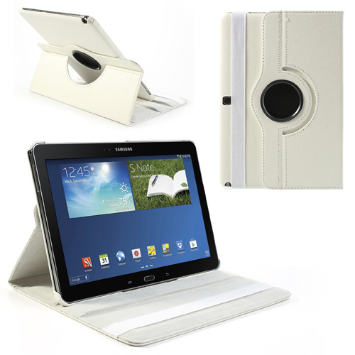 360 Rotary Litchi Leather Case w/ Stand for Samsung Galaxy Note 10.1 (2014 Edition) SM-P600 - White, Galaxy Note 10.1 (2014 Edition)
360 Rotary Litchi Leather Case w/ Stand for Samsung Galaxy Note 10.1 (2014 Edition) SM-P600 - White, Galaxy Note 10.1 (2014 Edition)